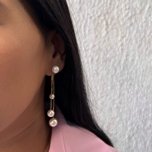 AROS PERLAS COLGANTES