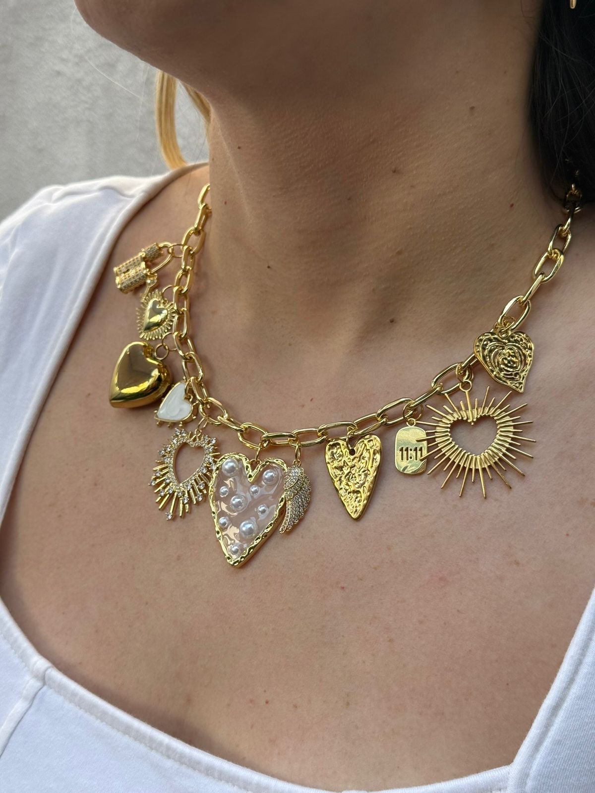 COLLAR CORAZONES